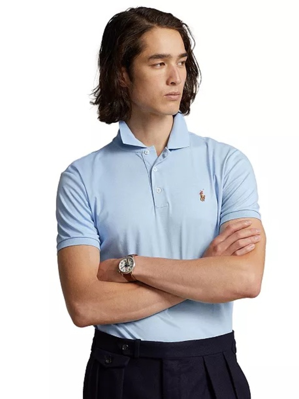 Men’s Polo by Ralph Lauren‎ Light Blue Classic Fit Polo
